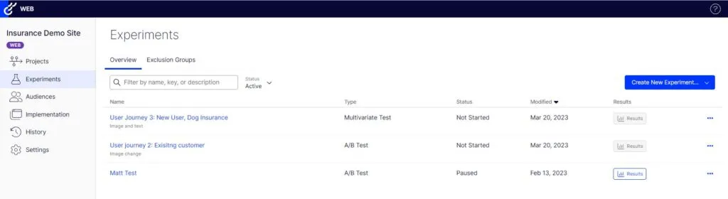 Optimizely Feature Experimentation