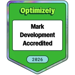Optimizely Mark Development Accredited badge
